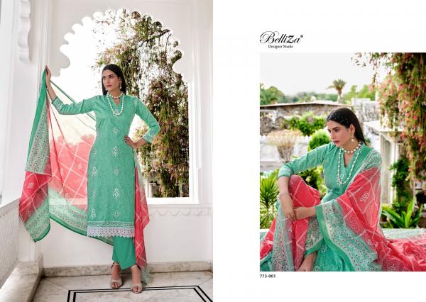 Belliza Siyahi Mirror Work Cotton Designer Dress Material Collection